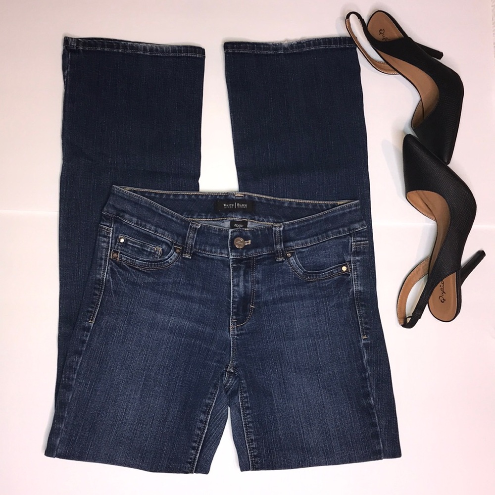 White House Black Market BLANC Boot Leg Jeans